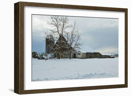 Winter Farm-Dana Styber-Framed Photographic Print