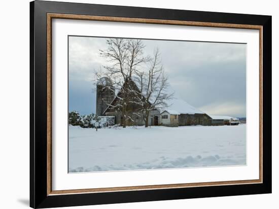 Winter Farm-Dana Styber-Framed Photographic Print