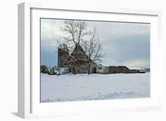 Winter Farm-Dana Styber-Framed Photographic Print