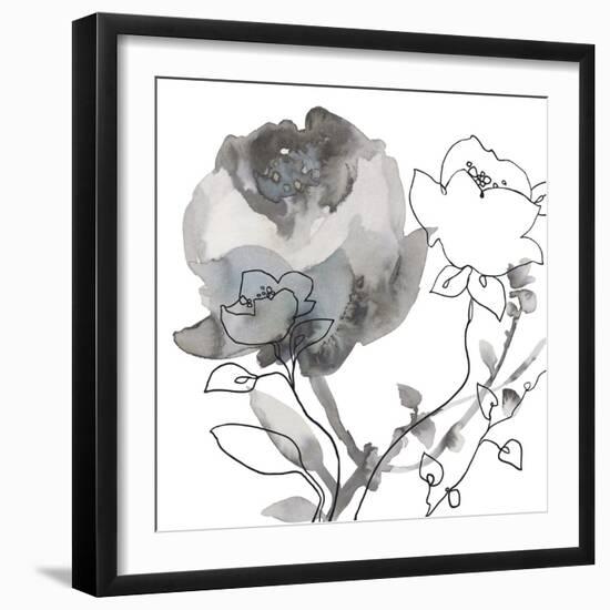 Winter Floral Illustrated I-Sandra Jacobs-Framed Giclee Print