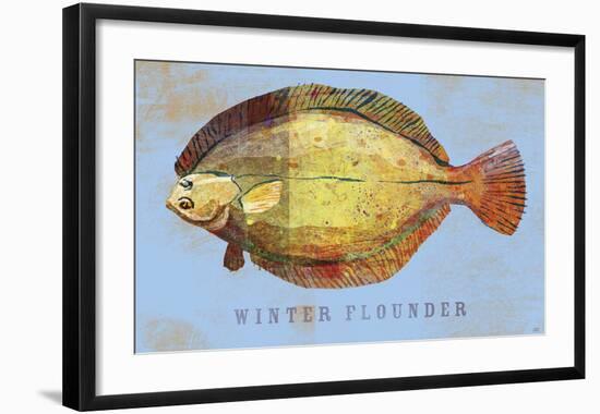 Winter Flounder-John W^ Golden-Framed Art Print