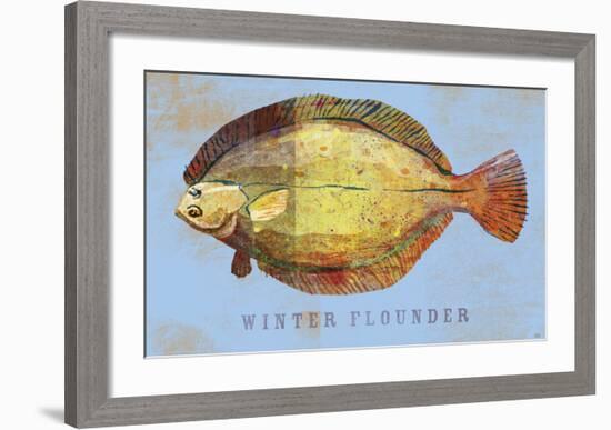 Winter Flounder-John W^ Golden-Framed Art Print