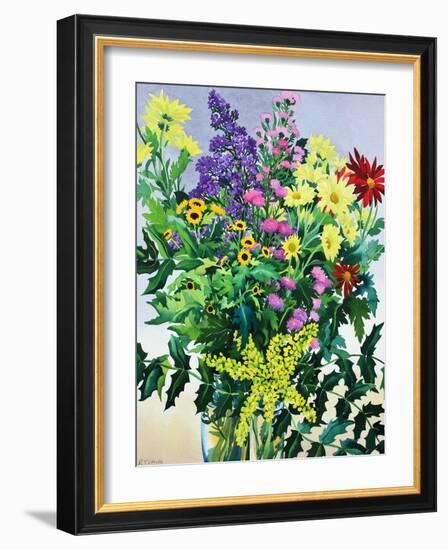 Winter Flowers and Leaves-Christopher Ryland-Framed Giclee Print