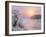 Winter Fog at Sunrise over Gallatin River Near Manhattan, Montana-John Lambing-Framed Photographic Print