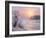 Winter Fog at Sunrise over Gallatin River Near Manhattan, Montana-John Lambing-Framed Photographic Print