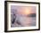 Winter Fog at Sunrise over Gallatin River Near Manhattan, Montana-John Lambing-Framed Photographic Print