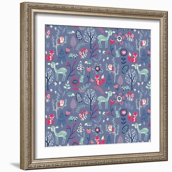 Winter Forest-null-Framed Giclee Print