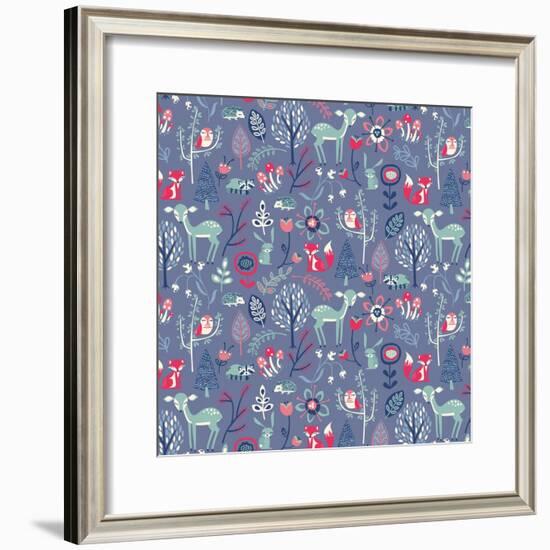 Winter Forest-null-Framed Giclee Print