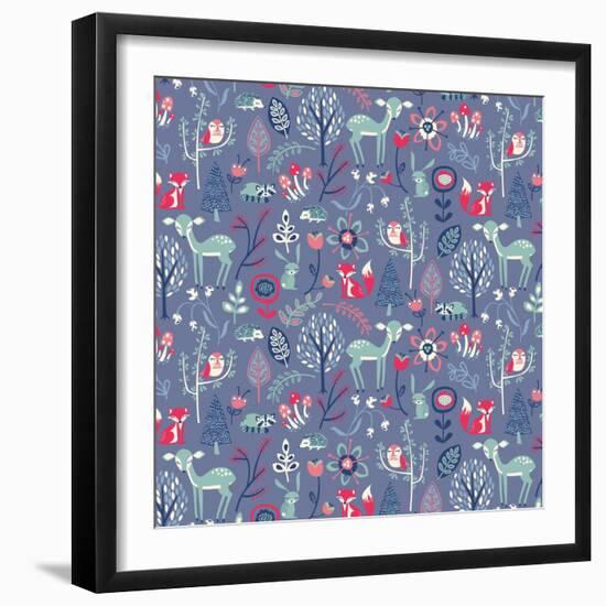 Winter Forest-null-Framed Giclee Print