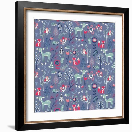 Winter Forest-null-Framed Giclee Print