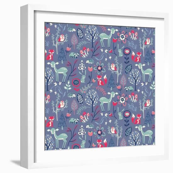 Winter Forest-null-Framed Giclee Print