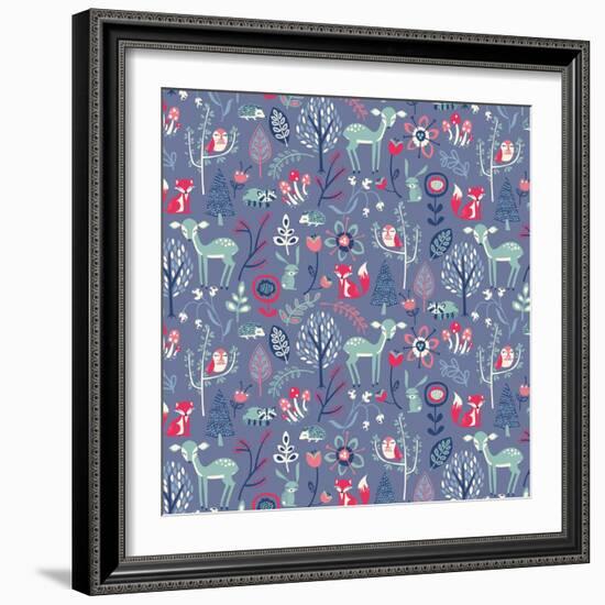 Winter Forest-null-Framed Giclee Print