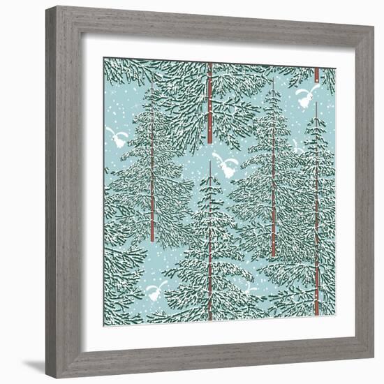 Winter Forest-Milovelen-Framed Art Print