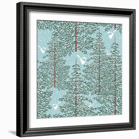 Winter Forest-Milovelen-Framed Art Print