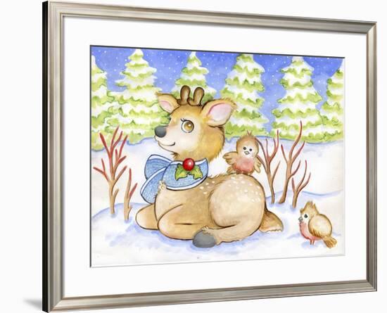 Winter Friends-Valarie Wade-Framed Giclee Print