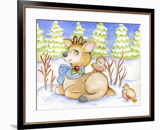 Winter Friends-Valarie Wade-Framed Giclee Print