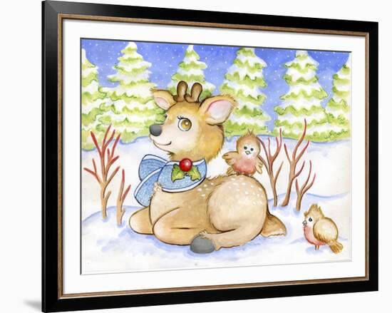 Winter Friends-Valarie Wade-Framed Giclee Print