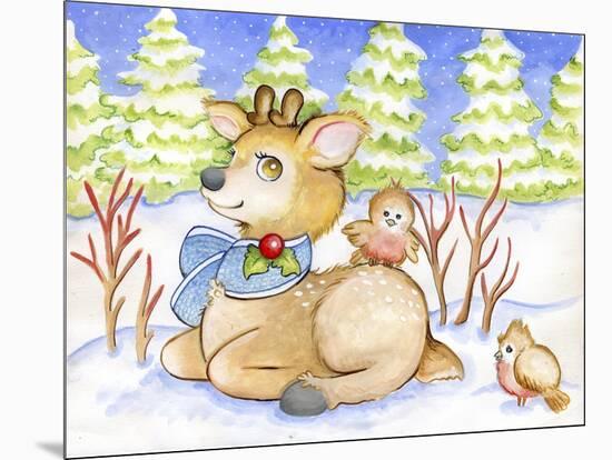 Winter Friends-Valarie Wade-Mounted Giclee Print