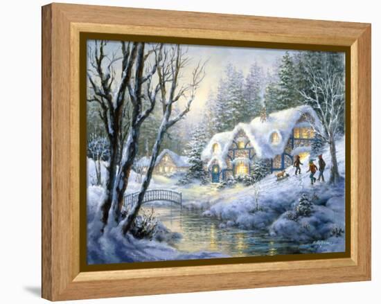 Winter Frolic-Nicky Boehme-Framed Premier Image Canvas