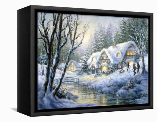 Winter Frolic-Nicky Boehme-Framed Premier Image Canvas