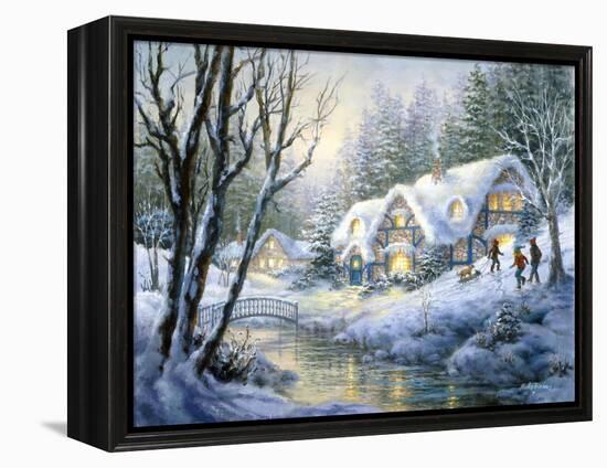 Winter Frolic-Nicky Boehme-Framed Premier Image Canvas