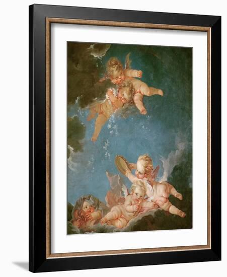 Winter, from a Series of the Four Seasons in the Salle du Conseil-Francois Boucher-Framed Giclee Print