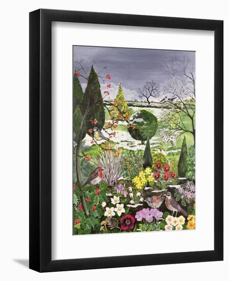 Winter from the Four Seasons (One of a Set of Four)-Hilary Jones-Framed Giclee Print
