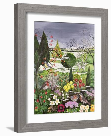 Winter from the Four Seasons (One of a Set of Four)-Hilary Jones-Framed Giclee Print