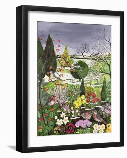 Winter from the Four Seasons (One of a Set of Four)-Hilary Jones-Framed Giclee Print