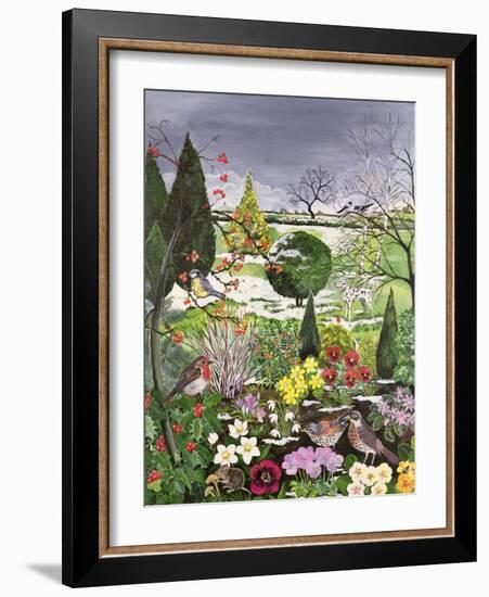 Winter from the Four Seasons (One of a Set of Four)-Hilary Jones-Framed Giclee Print