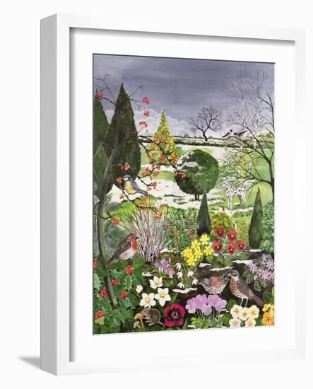 Winter from the Four Seasons (One of a Set of Four)-Hilary Jones-Framed Giclee Print