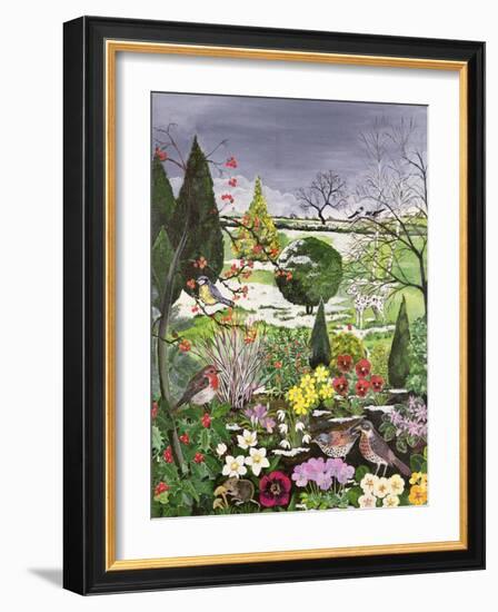 Winter from the Four Seasons (One of a Set of Four)-Hilary Jones-Framed Giclee Print