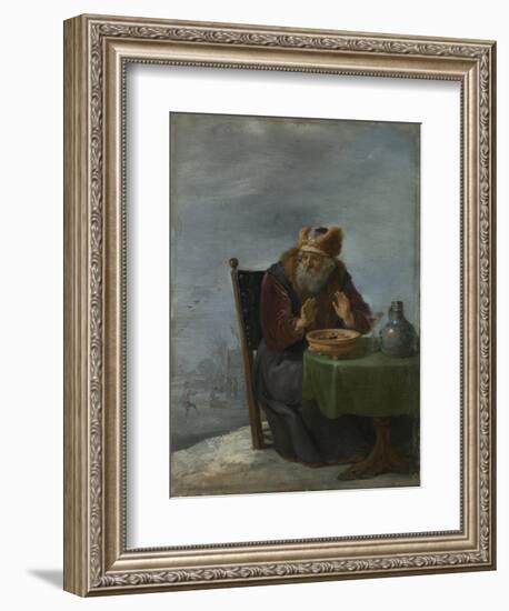 Winter (From the Series the Four Season), C. 1644-David Teniers the Younger-Framed Giclee Print