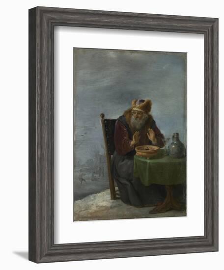 Winter (From the Series the Four Season), C. 1644-David Teniers the Younger-Framed Giclee Print