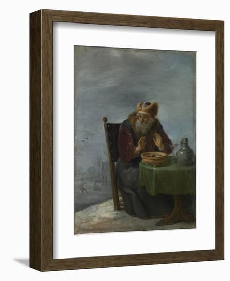 Winter (From the Series the Four Season), C. 1644-David Teniers the Younger-Framed Giclee Print