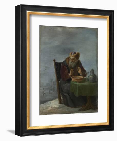 Winter (From the Series the Four Season), C. 1644-David Teniers the Younger-Framed Giclee Print