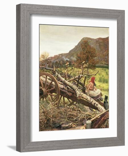 Winter Fuel, 1873-John Everett Millais-Framed Giclee Print