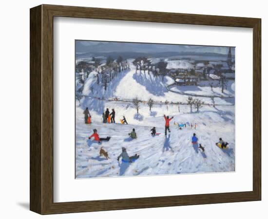 Winter Fun, Chatsworth, 2010-Andrew Macara-Framed Giclee Print