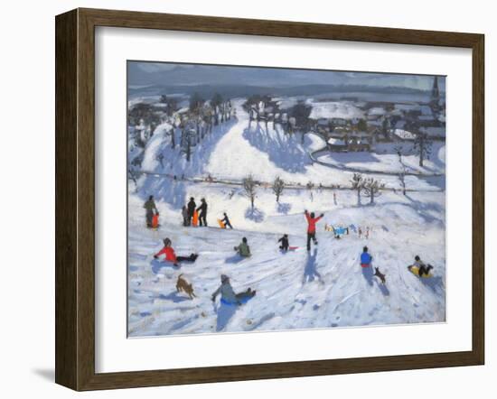 Winter Fun, Chatsworth, 2010-Andrew Macara-Framed Giclee Print