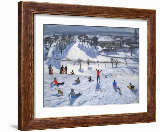 Winter Fun, Chatsworth, 2010-Andrew Macara-Framed Giclee Print