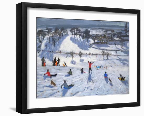 Winter Fun, Chatsworth, 2010-Andrew Macara-Framed Giclee Print