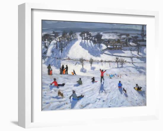 Winter Fun, Chatsworth, 2010-Andrew Macara-Framed Giclee Print