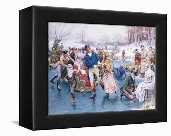 Winter Fun-Frank Dadd-Framed Premier Image Canvas