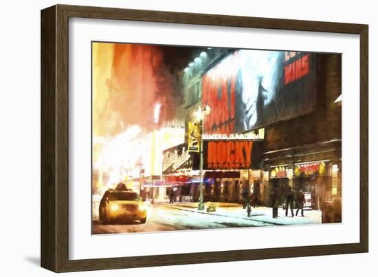 Winter Garden at Night-Philippe Hugonnard-Framed Giclee Print