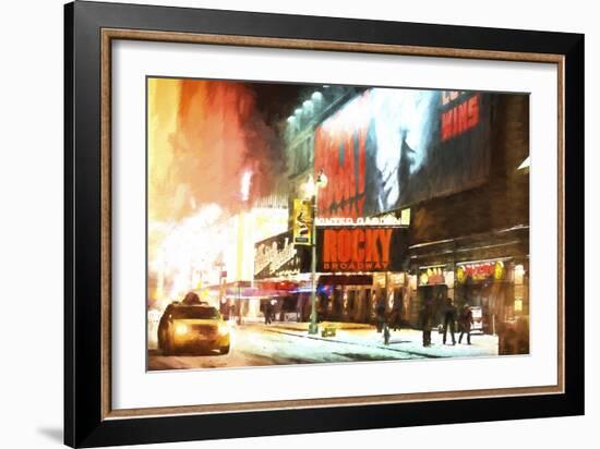 Winter Garden at Night-Philippe Hugonnard-Framed Giclee Print