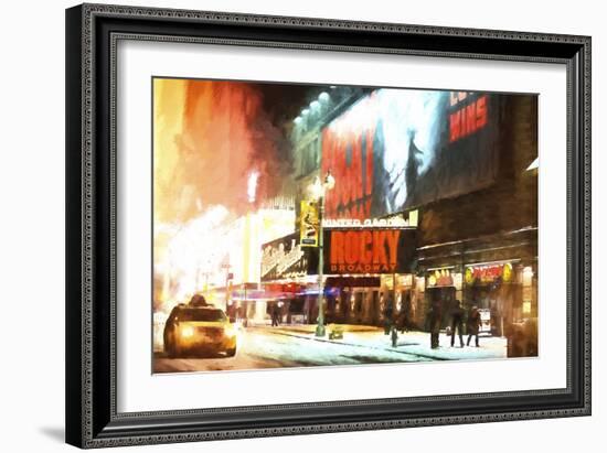 Winter Garden at Night-Philippe Hugonnard-Framed Giclee Print