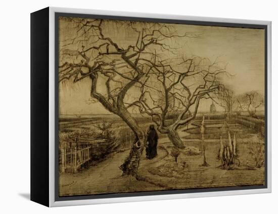 Winter Garden, March 1884-Vincent van Gogh-Framed Premier Image Canvas