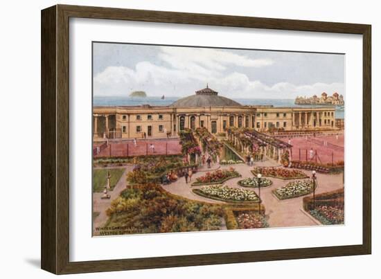 Winter Gardens and Pavilion, Weston-Super-Mare-Alfred Robert Quinton-Framed Giclee Print