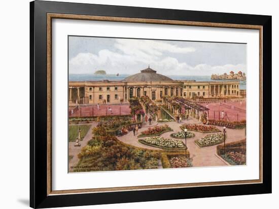 Winter Gardens and Pavilion, Weston-Super-Mare-Alfred Robert Quinton-Framed Giclee Print