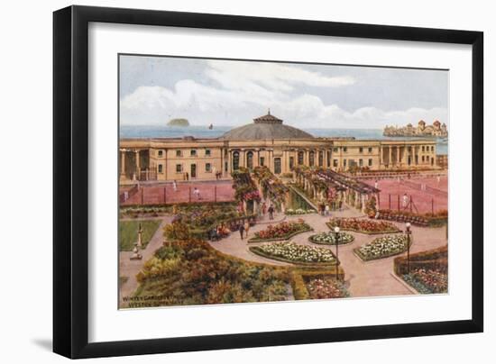 Winter Gardens and Pavilion, Weston-Super-Mare-Alfred Robert Quinton-Framed Giclee Print